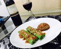 Panqueca verde nutritiva