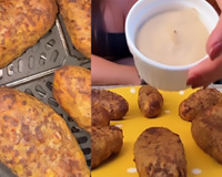 Croquete de carne suculento, saudável, fácil na airfryer: adoro comer de lanche quando não quero jantar