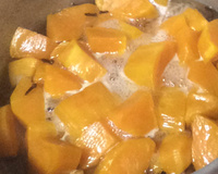 Doce de abóbora em pedaços