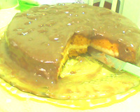 Bolo de cenoura recheado