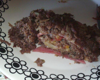 Carne moída recheada da Lú