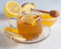 Chá de limão com mel