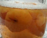 Doce de pêssego na panela de pressão