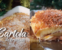Cartola de travessa numa versão diferenciada com creme de queijo - essa é a receita da minha sobremesa favorita