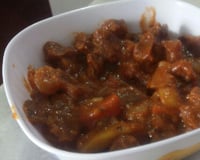 Ensopado de músculo com batata