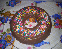 Brigadeirão de microondas