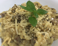 Risoto de filé mignon e mostarda