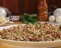 Arroz com lentilha e calabresa: tradição, sabor e uma pitada de sorte há 11 anos na minha ceia