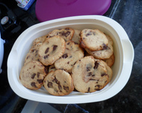 Cookies com pedaços de chocolate