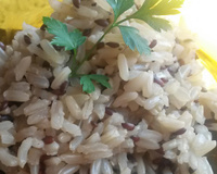 Arroz com linhaça