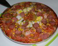 Massa de pizza com fermento de bolo
