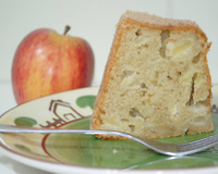 Bolo de maçã com canela