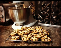 Cookies com gotas de chocolate