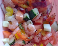 Ceviche de camarão