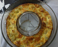 Souflé de chuchu em pedaços