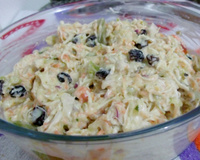 Salpicão de casca de melancia