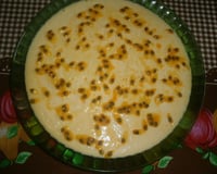 Mousse com suco de polpa