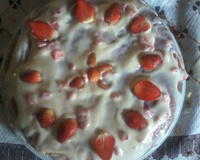 Recheio fácil de morango