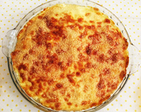 Camarão com catupiry dissolvido