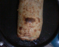 Rocambole  de massa de pastel