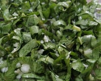 Salada de almeirão italiana