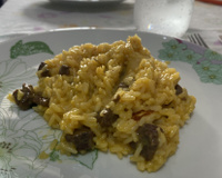 Risoto de filé mignon e mostarda
