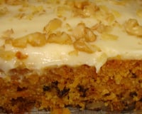 Bolo de cenoura americano