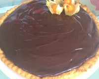 Quiche de doce de banana e chocolate