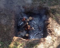 Frango na cauera (enterrado)