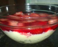 Doce simples de morango