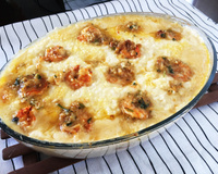 Arroz cremoso com camarão