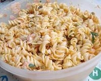 Macarrão com maionese da Déia