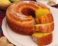 Bolo de milho cremoso de liquidificador