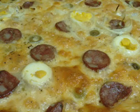 Massa para pizza na cachaça e manjericão