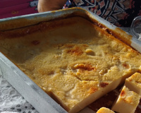 Bolo de pão dormido