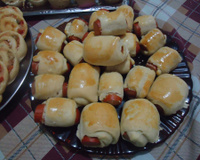Enroladinho de salsicha