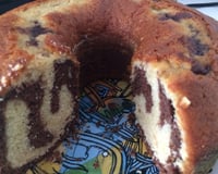 Bolo mesclado fofinho