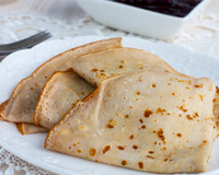 Nem farinha, nem maisena: a melhor massa de panqueca sem glúten que eu já comi e que não gruda na frigideira!