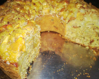 Bolo de granola e maçã