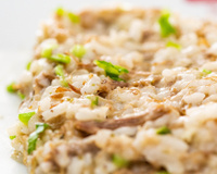 Risoto de costela gaúcha