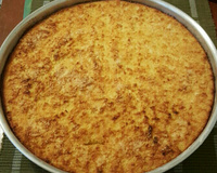 Bolo de aipim cremoso