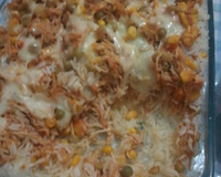 Arroz de forno com frango