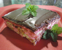 Pavê de cereja com ganache