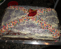 Bolo de mousse de chocolate