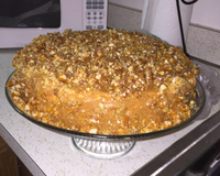 Torta crocante de doce de leite