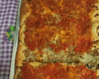 Pizza de forma para aniversário