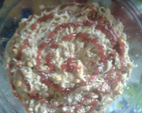 Macarronada com molho de frango desfiado