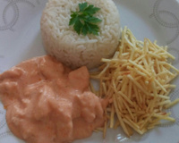 Estrogonofe de frango da Dani