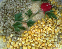 Torta salgada de pão de forma de frango