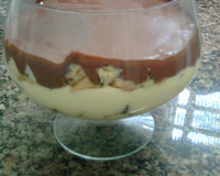 Pavê Natalino de Maracujá com Panetone